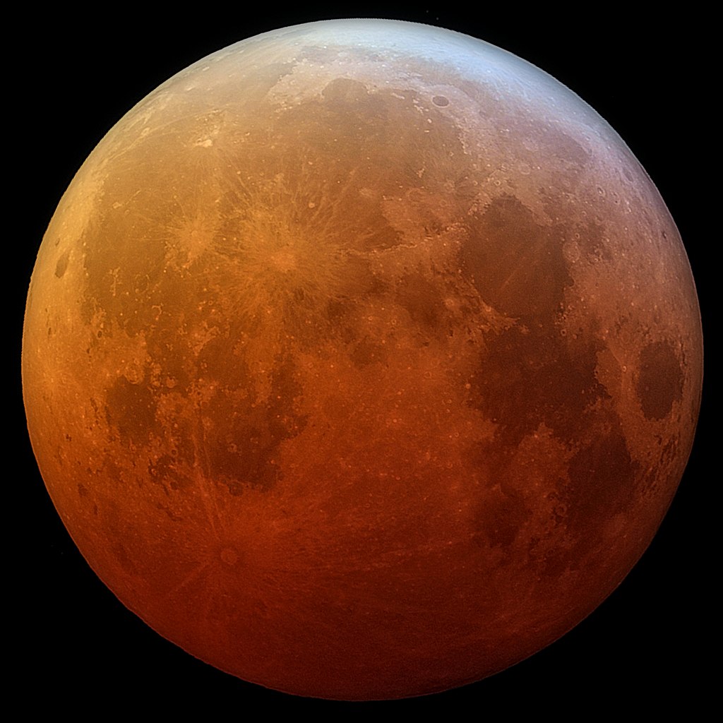 Lunar Eclipse during totality at 21st January 2019.